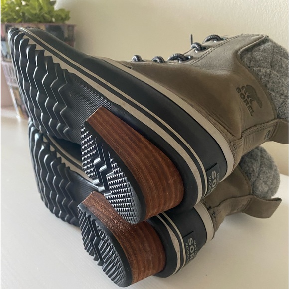 Sorel Womens’s Slimpack ll Lace Duck Boot - Quarry Waterproof/ Leather 6.5 - Picture 5 of 7